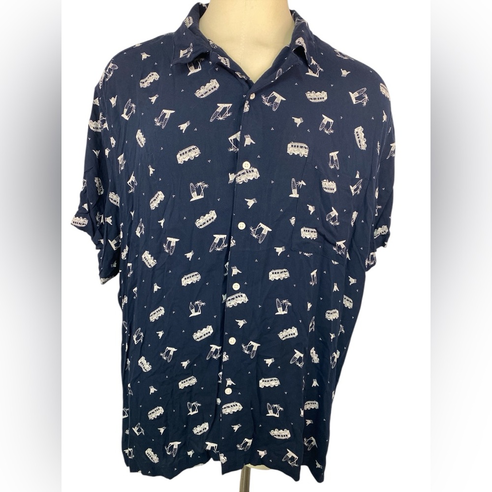 The Foundry Supply Company Short Sleeve Button Up Shirt Men’s 3XL